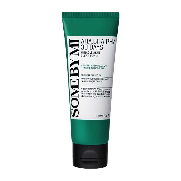 SOME BY MI AHA-BHA-PHA 30 DAYS MIRACLE ACNE CLEAR FOAM [100ml]