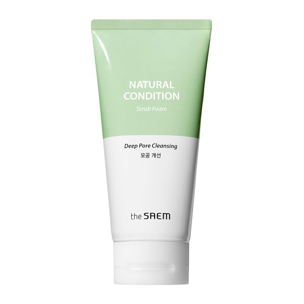 THE SAEM Natural Condition Scrub Foam [Deep pore cleansing] 150ml