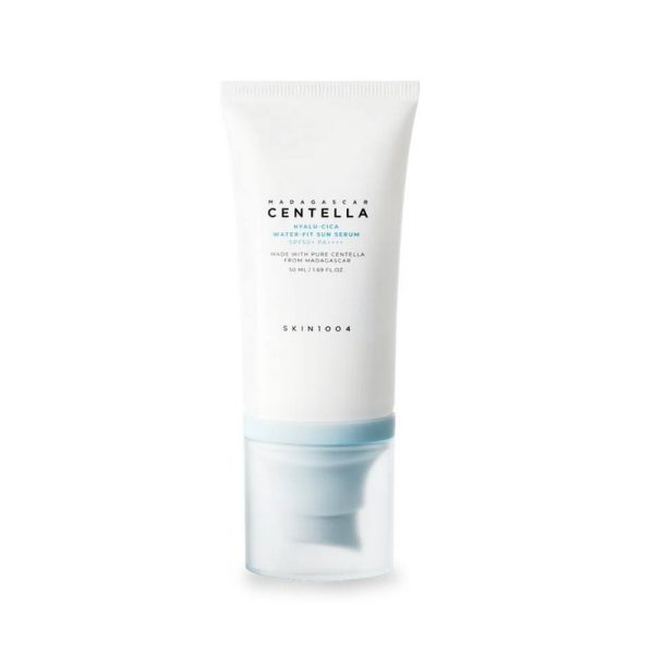Skin1004 Madagascar Centella Hyalu Cica Water Fit Sun Serum SPF50+ PA++++ Αντιηλιακό με υαλουρονικό κ σεντελα ασιάτικα 50ml