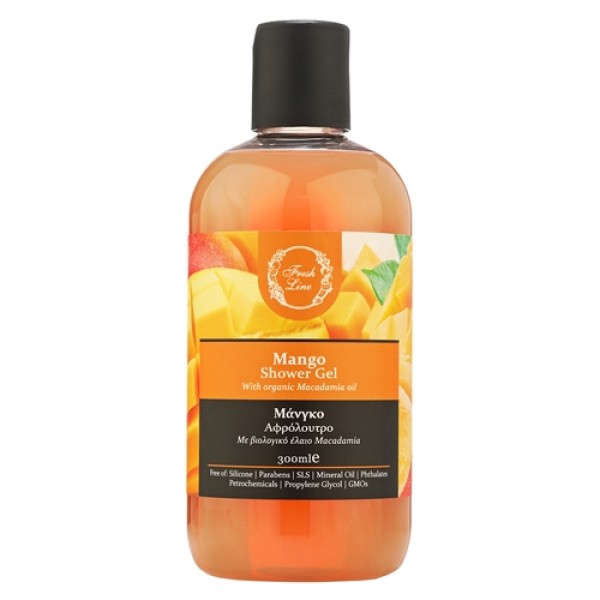 Fresh Line Μάνγκο Τροπικό Αφρόλουτρο, 300ml