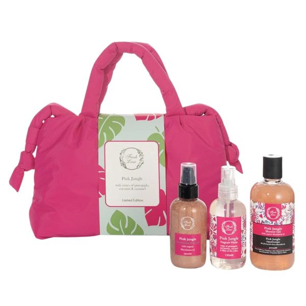 Fresh Line Promo Pink Jungle Αφρόλουτρο 300 ml & Αρωματικό Νερό 150 ml & Λαμπερό Έλαιο Σώματος 150 ml