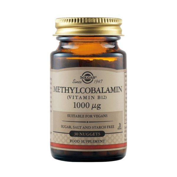 Solgar Methylcobalamin Vitamin B-12 1000 μg 30 nuggets